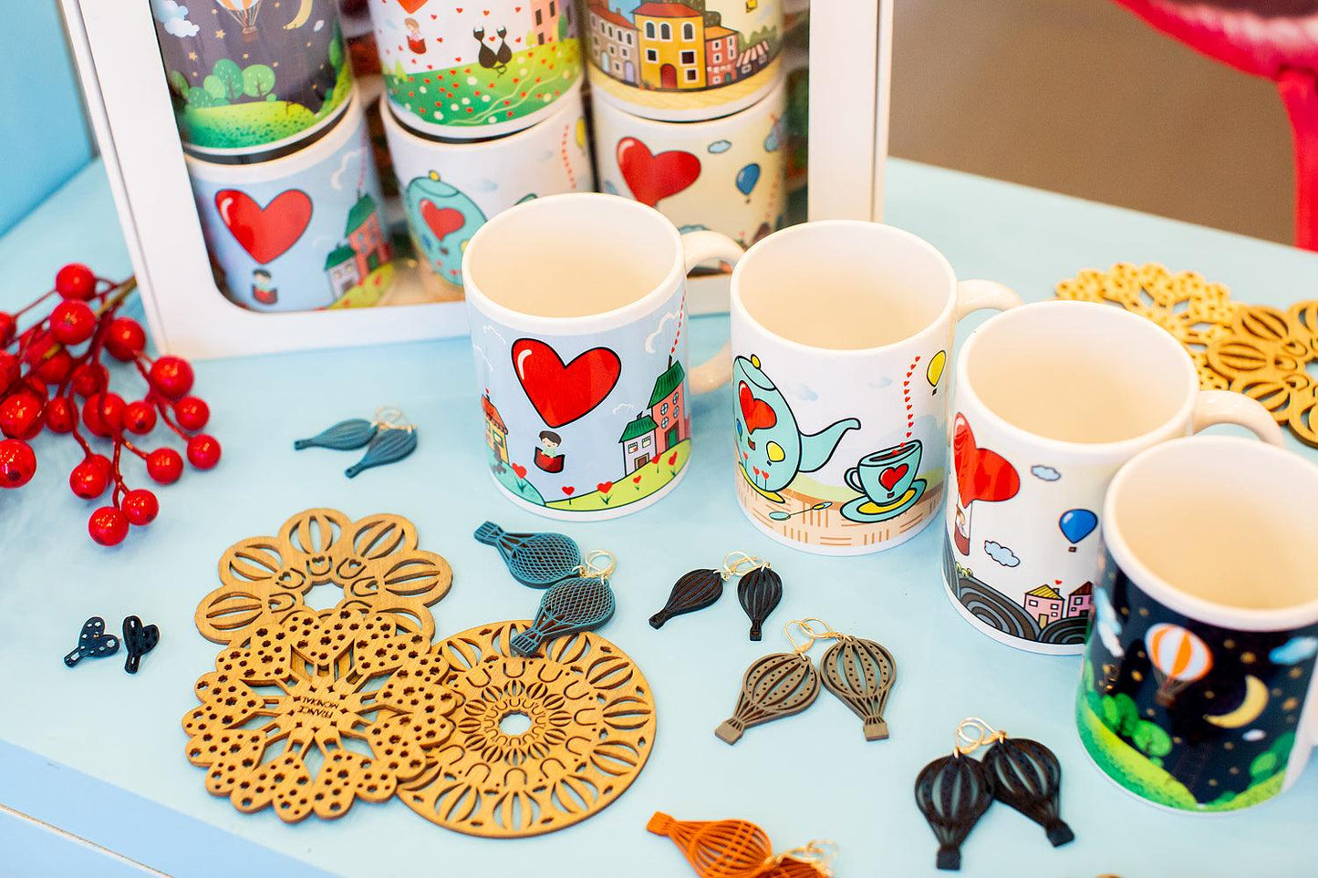 Set of Mugs - Sky Amazons Boutique